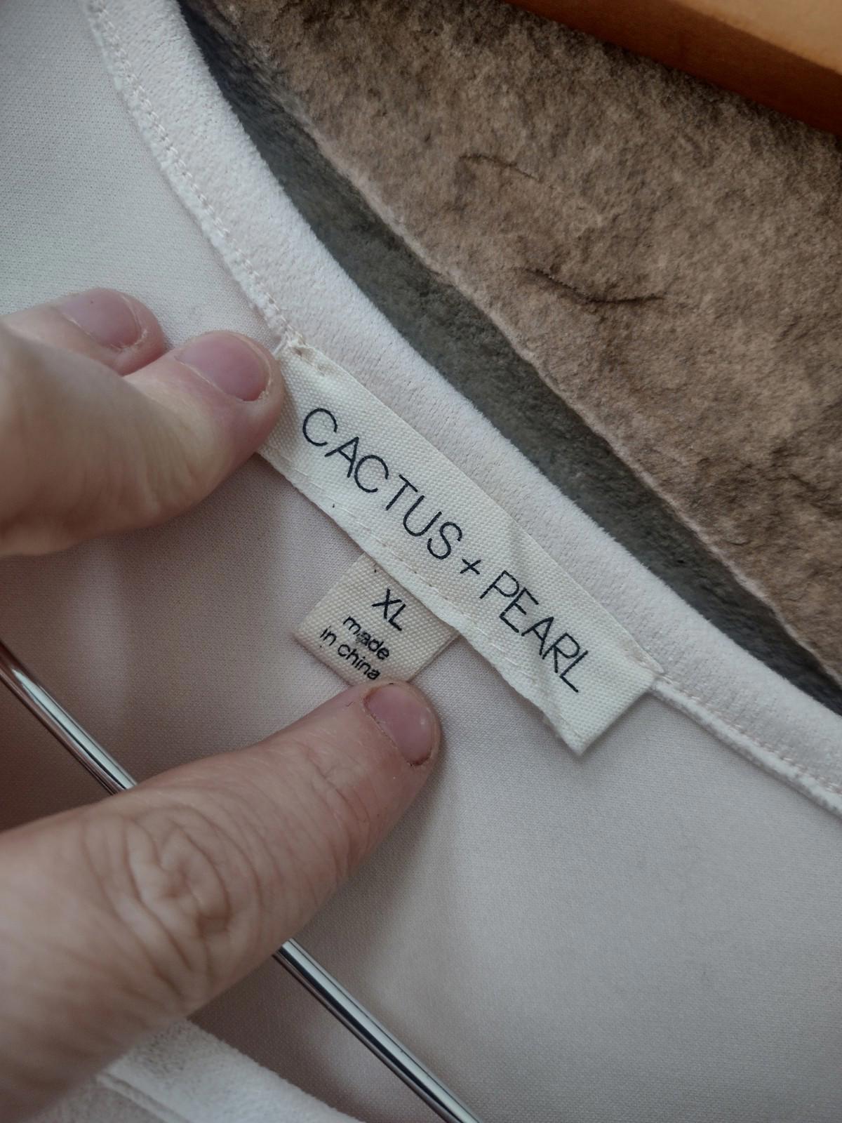 Cactus & Pearl Open Cardigan Duster Jacket XL Tailored Faux Suede Lace