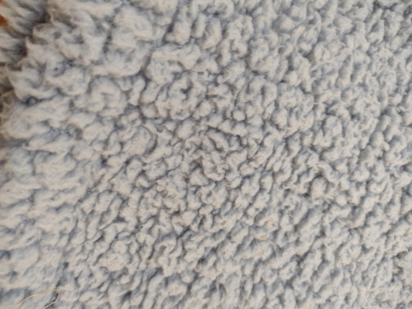 Light Blue Eddie Bauer Fuzzy Super Soft Sherpa Teddy Sweater Lounge Top Sz L