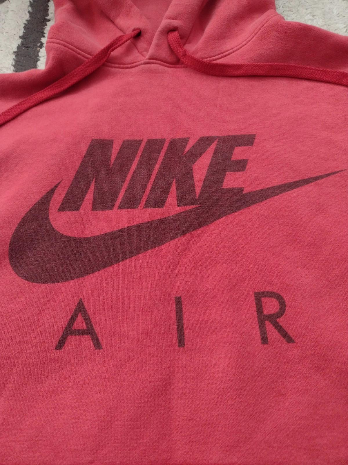 Nike Hoodie Mens M Just Do It Good Fade Red 2000s 90s Casual