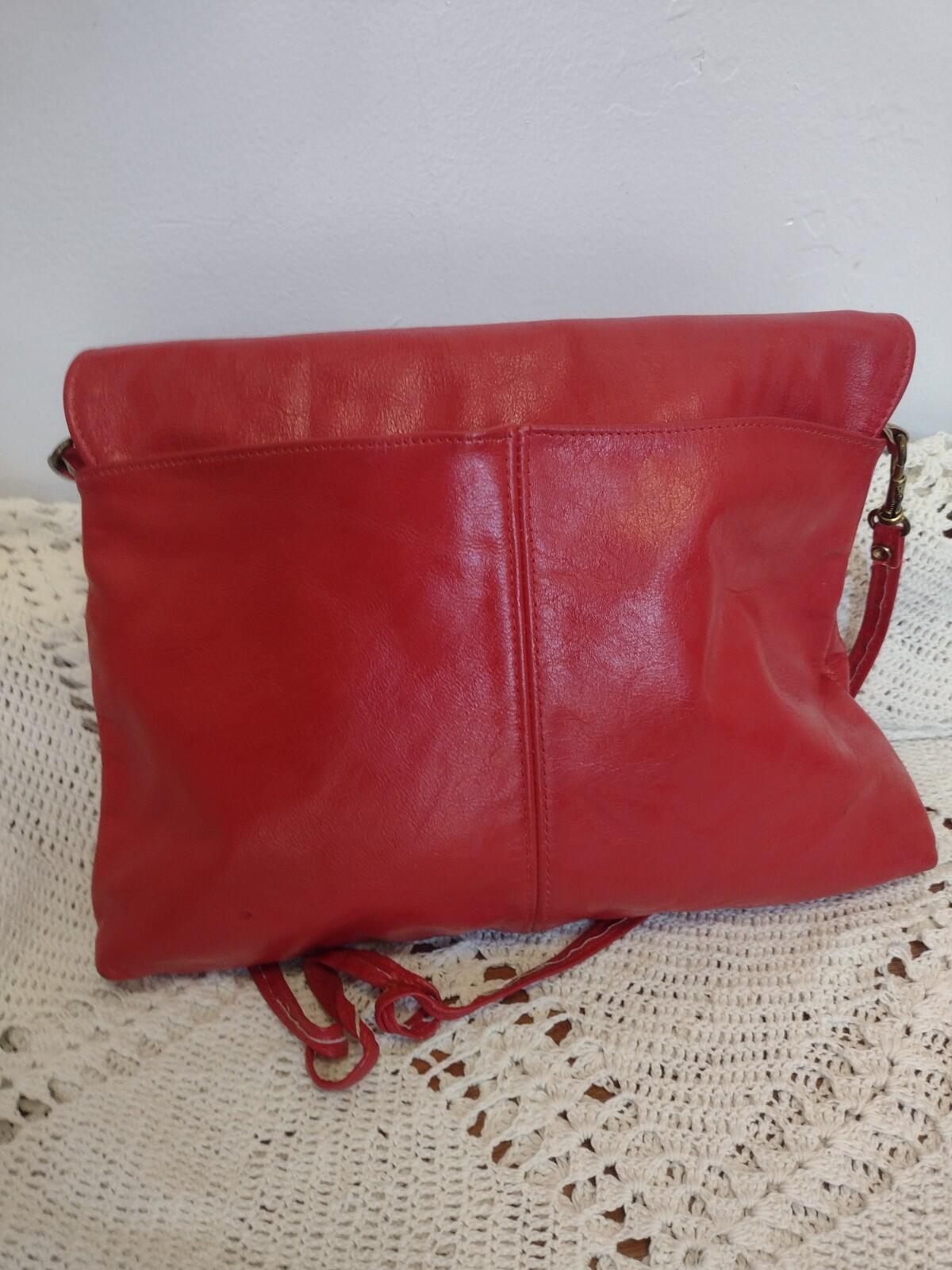 Set Of 2 VTG Red Leather & Straw Purses 80s Handmade Philippines Clutch Bag Lot