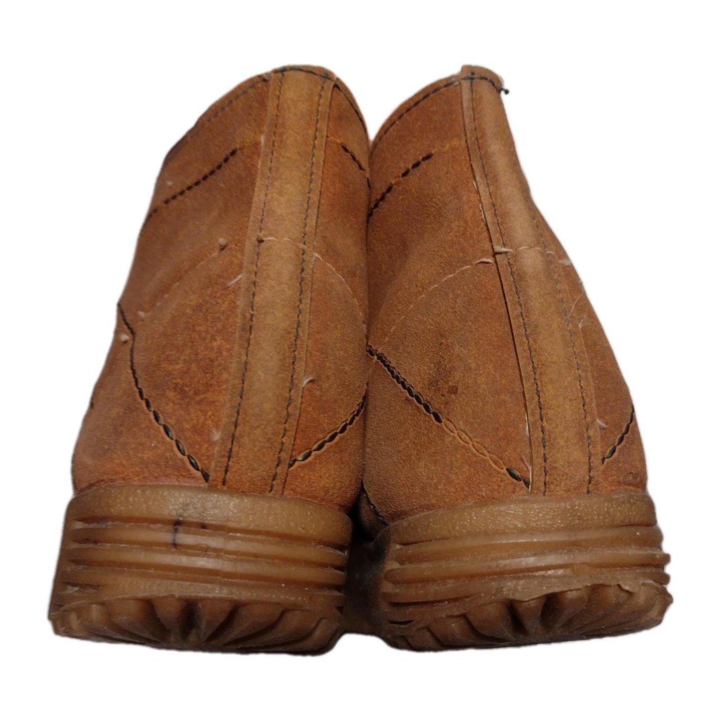 Vintage 70s Suede Sherpa Lined Lace Up Winter Booties Women’s 9.5 Brown
