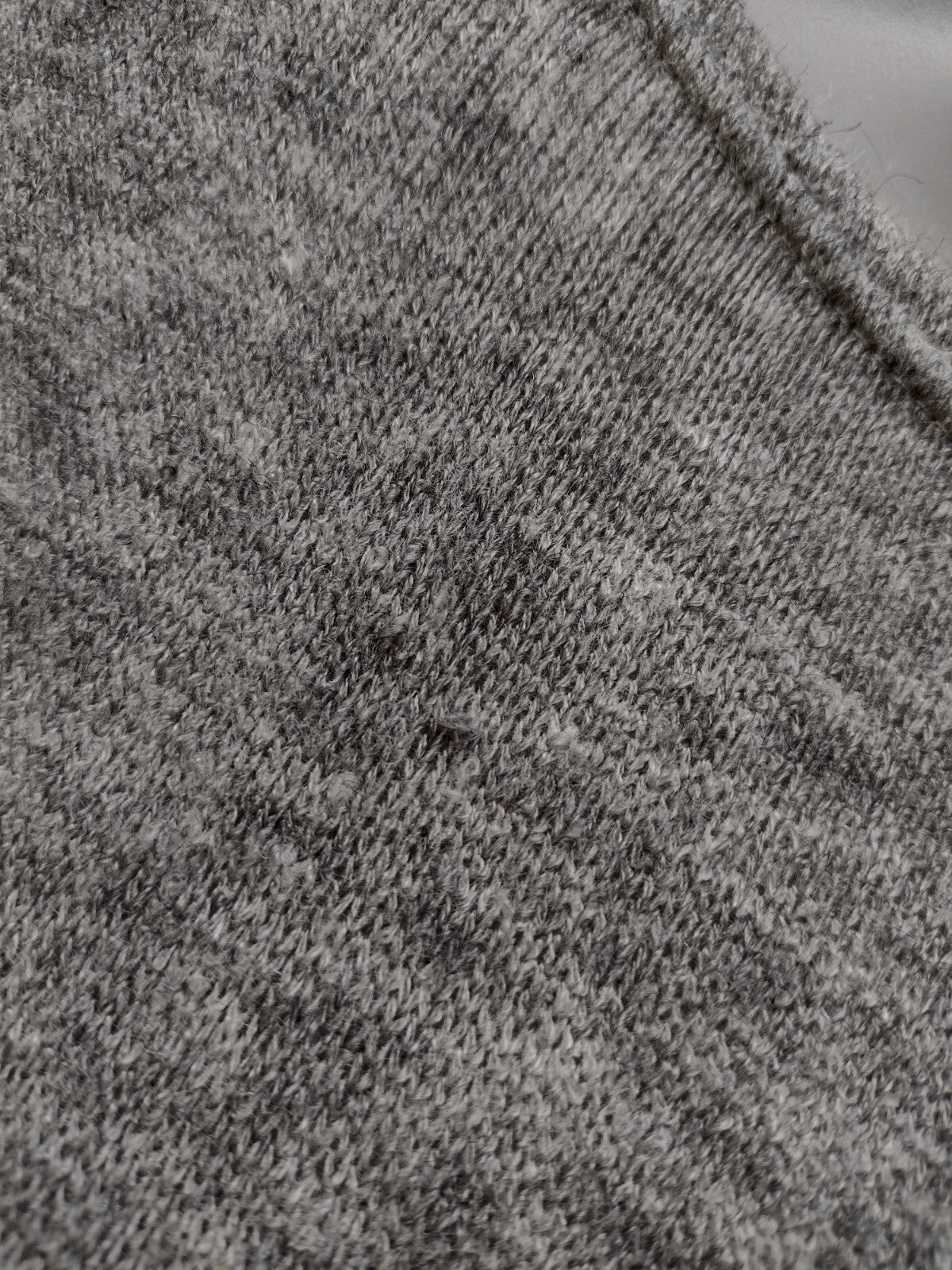 KAVU Batwing Poncho Sweater OS Gray Asymmetrical Hem Oversized Dolman Knit