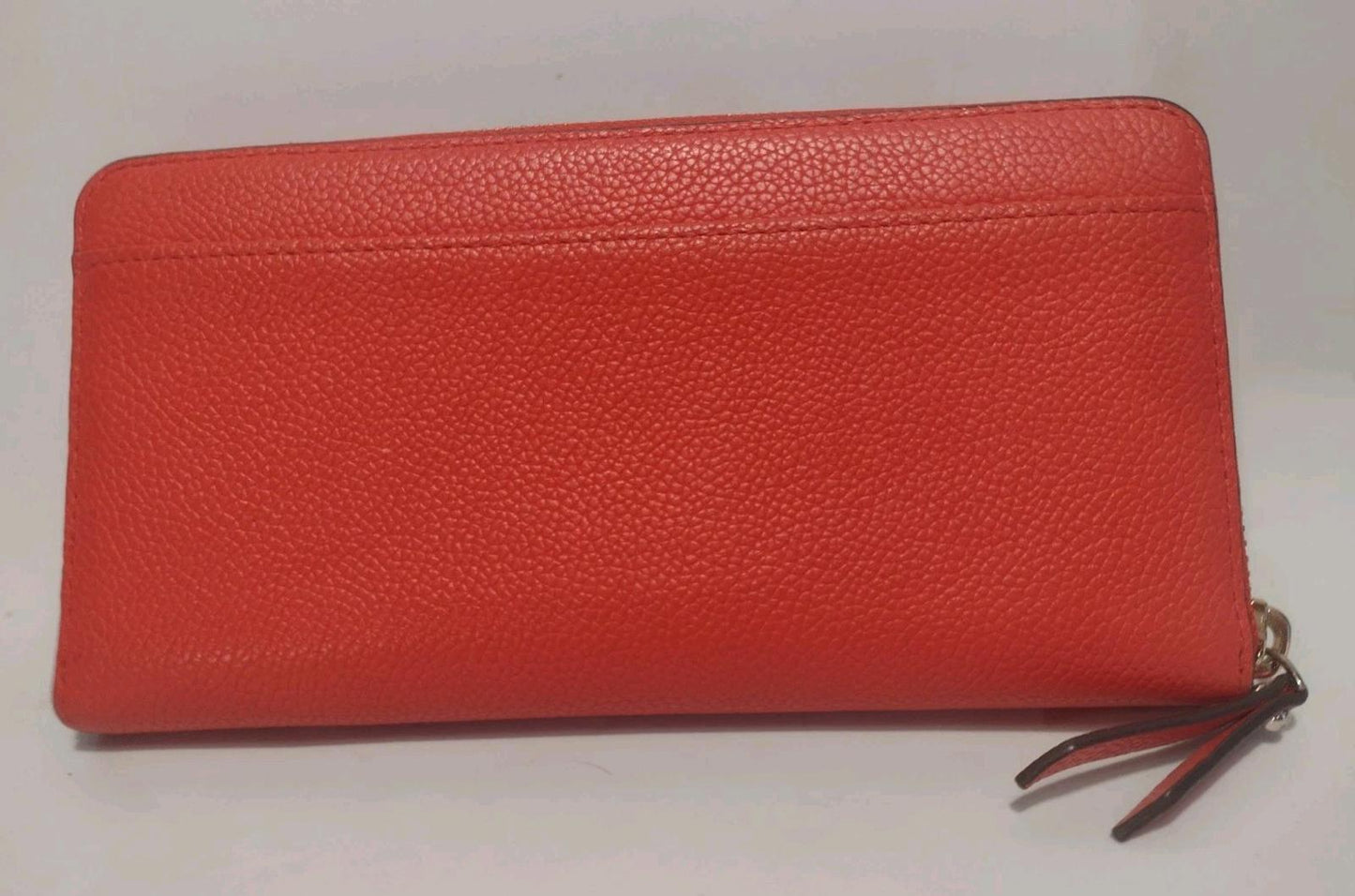 Kate Spade Neda Wallet Watermelon Zip Around Multi-Compartment Brass Zipper 4x8