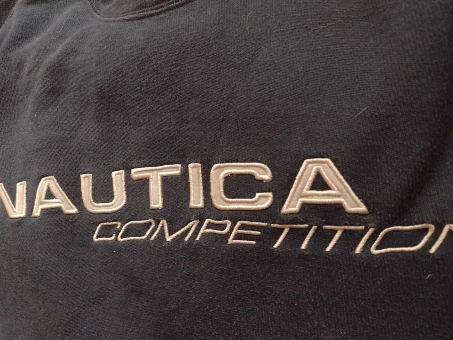 Rare Vintage Nautica Competition Sweats XL Reflective / Embroidered / Piping