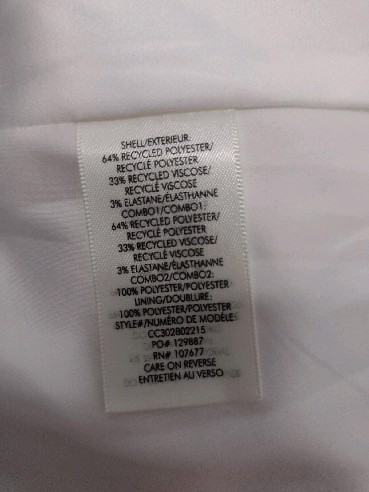 Retired alice + olivia Vernell Jacket White Orange Sz 8
