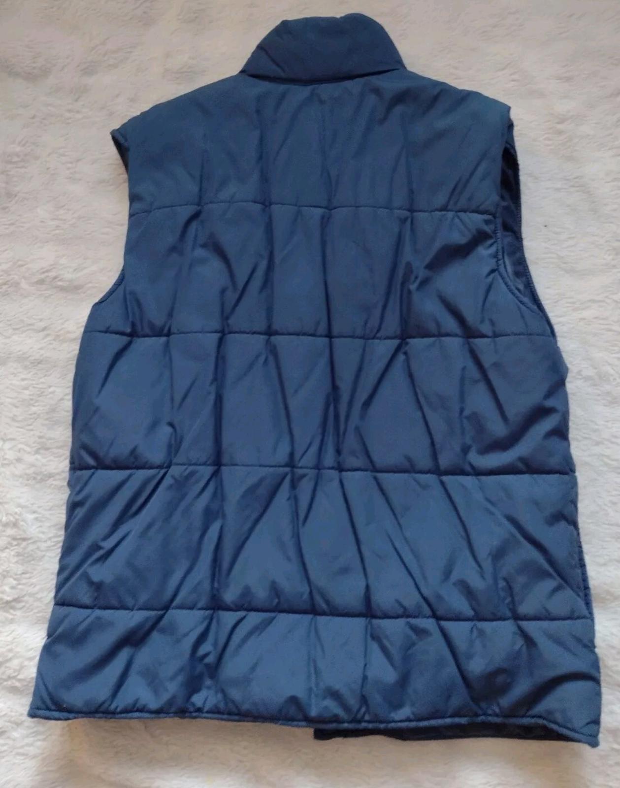 Vintage 70s Alpine Designs Quilted Down Puffer Jacket Vest Size Men's S/M