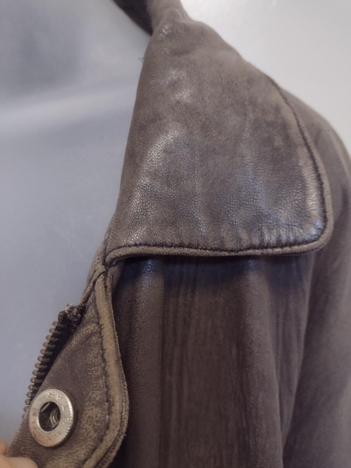 80s Luis Alvear Lamb Leather Bomber L Korea Soft Patina