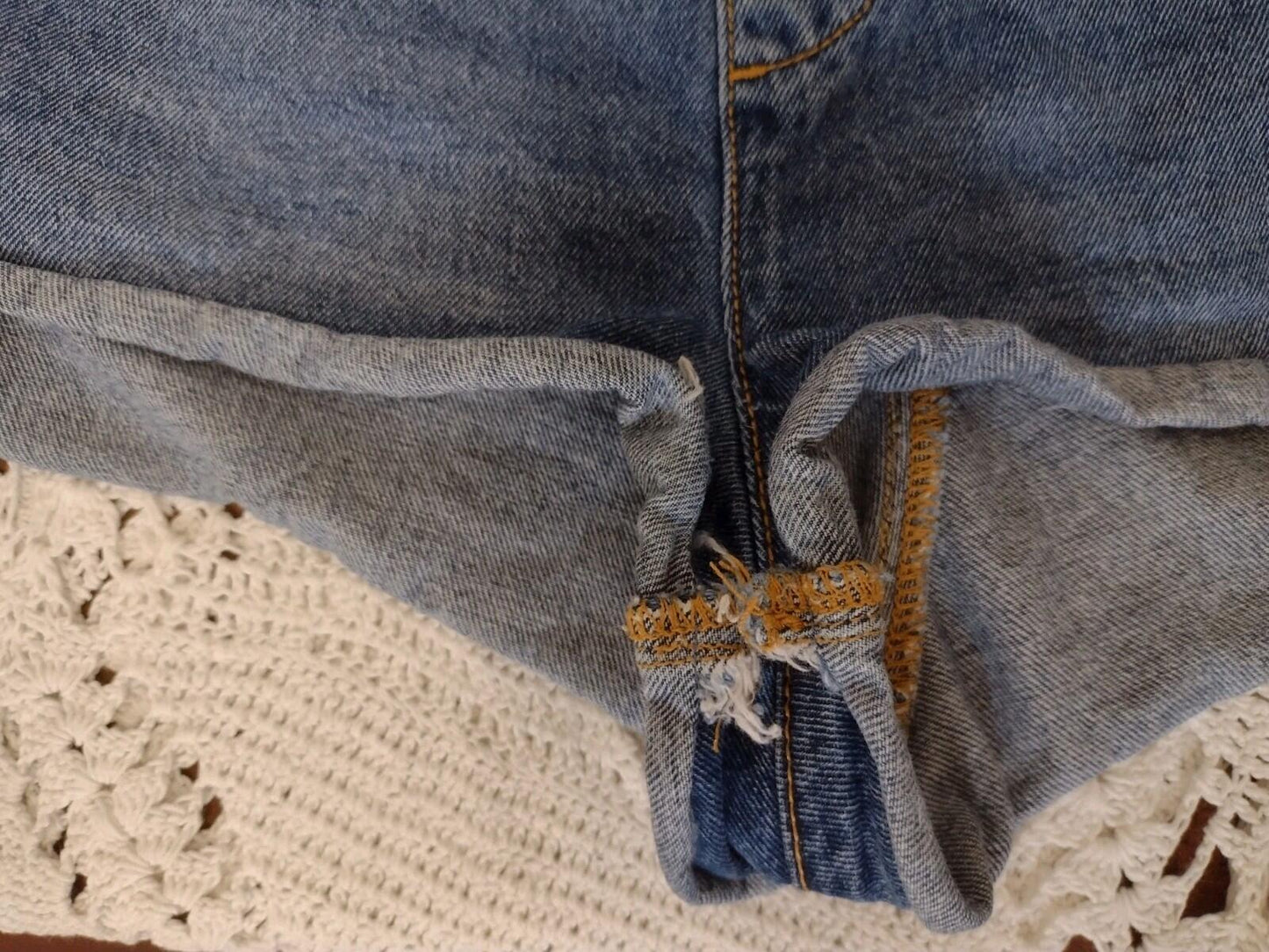 Urban Outfitters BDG Pull-On Denim Boxer Short Size M High Rise Elastic Waist
