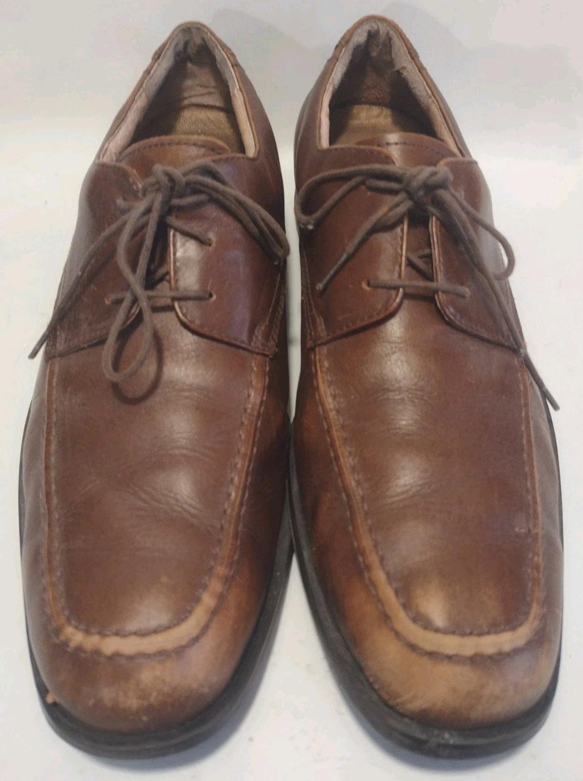 Florsheim 13100-200 Brown Leather Oxfords Men’s Size 9D Made in China