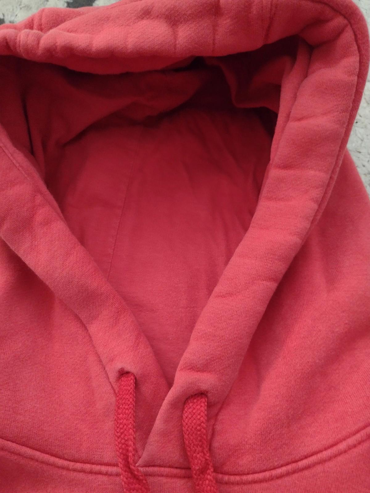 Nike Hoodie Mens M Just Do It Good Fade Red 2000s 90s Casual