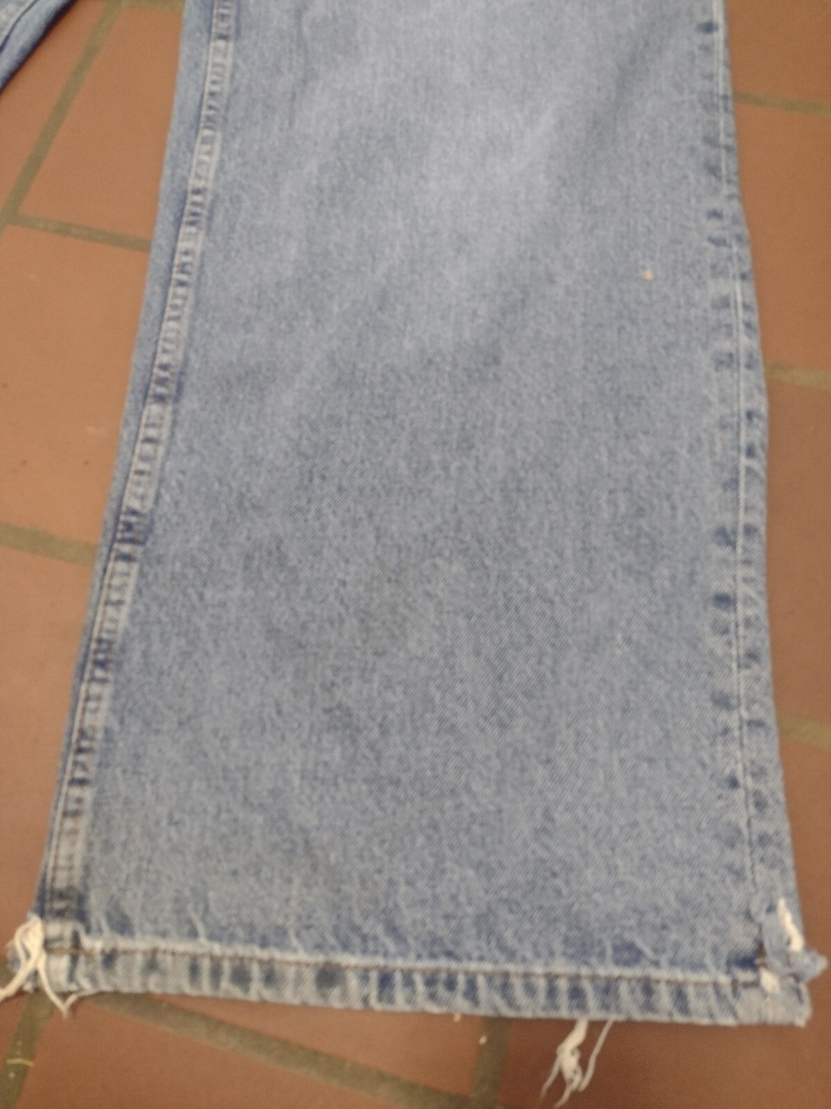 Motel Rocks Denim 28/34 Women’s Wide Leg Jeans Y2K Streetwear High Waist Rigid