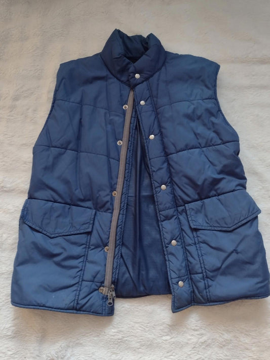 Vintage 70s Alpine Designs Quilted Down Puffer Jacket Vest Size Men's S/M