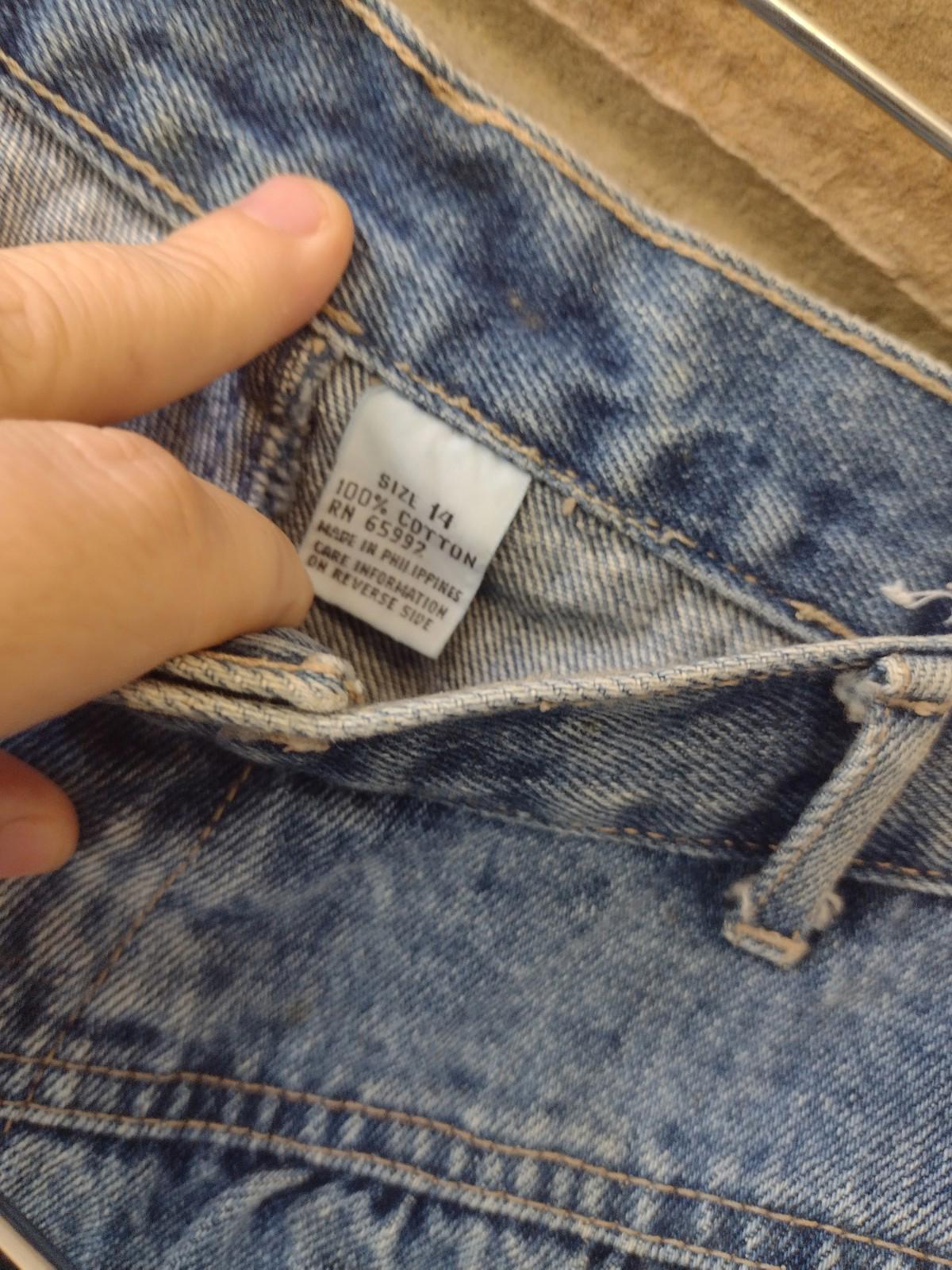 Vintage 80s Jeans High-waisted Pleated Front Stonewashed Y2k Streetwear Sz 14