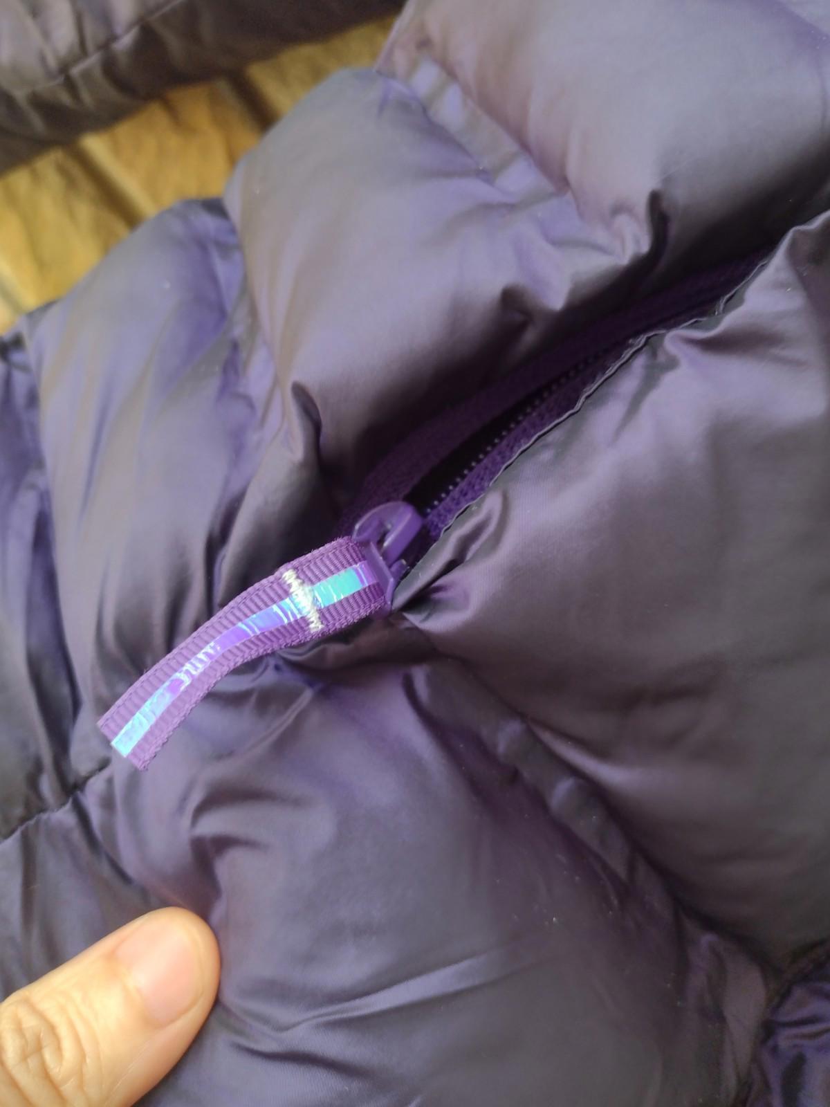Champion Girls XL 14‑16 Iridescent Purple Puffer Jacket Fleece Lined Hood