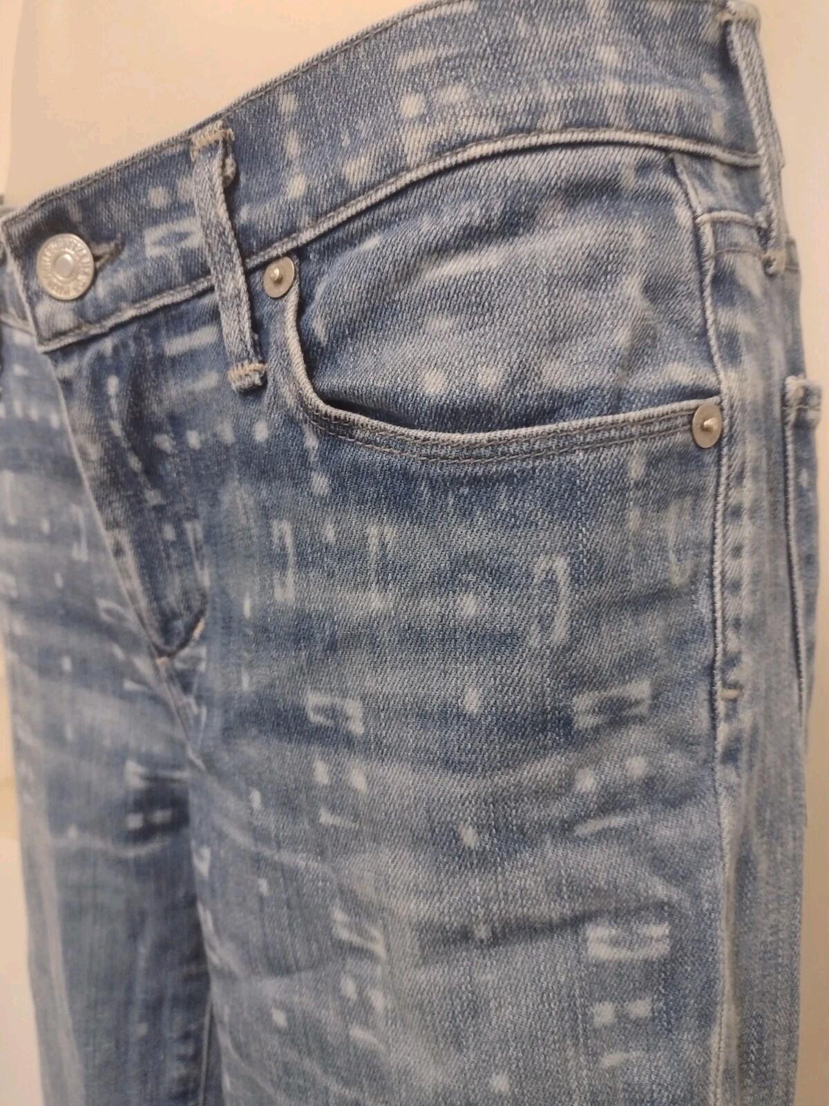 Citizens of Humanity Charlie Flair Custom Bleach 60s 70s Hippie Low  Jeans 27