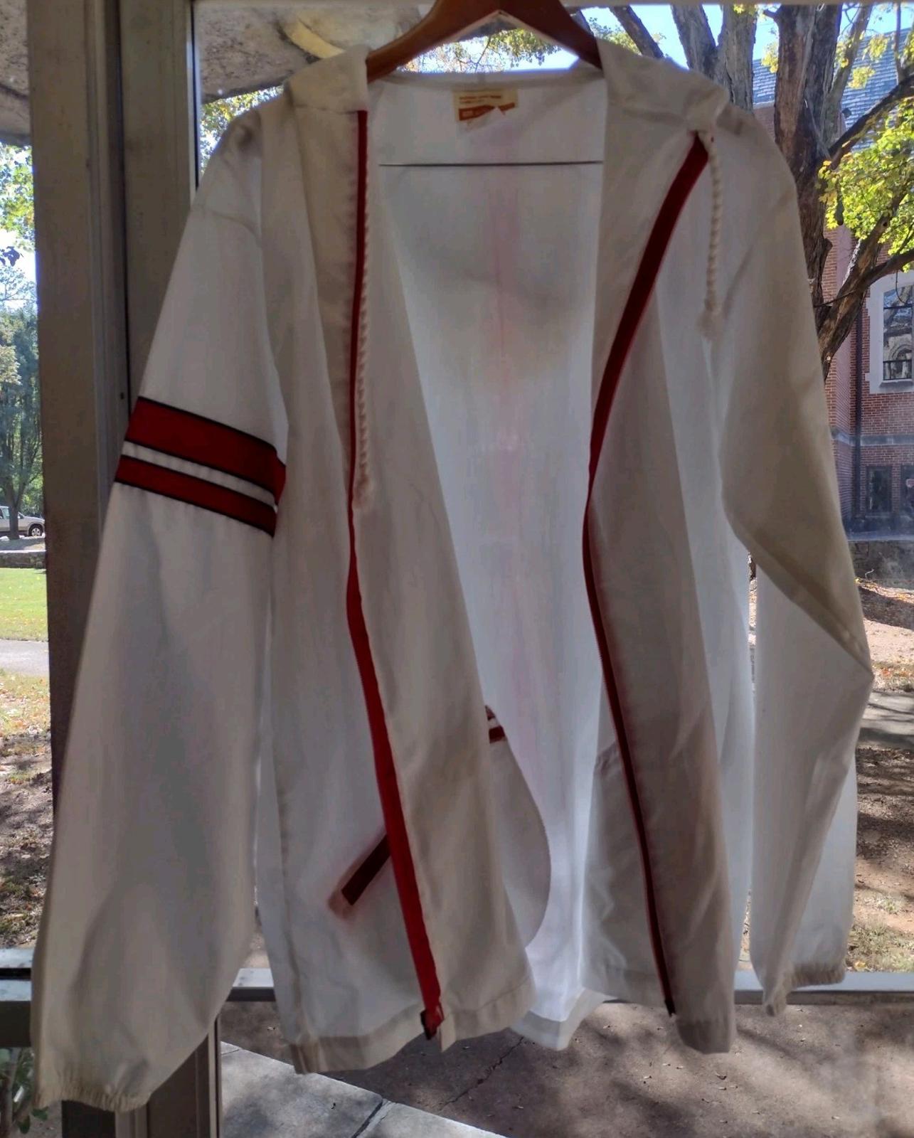 Vintage Sears Activewear Jacket XL Tall | Talon Zips | Retro Stripes USA