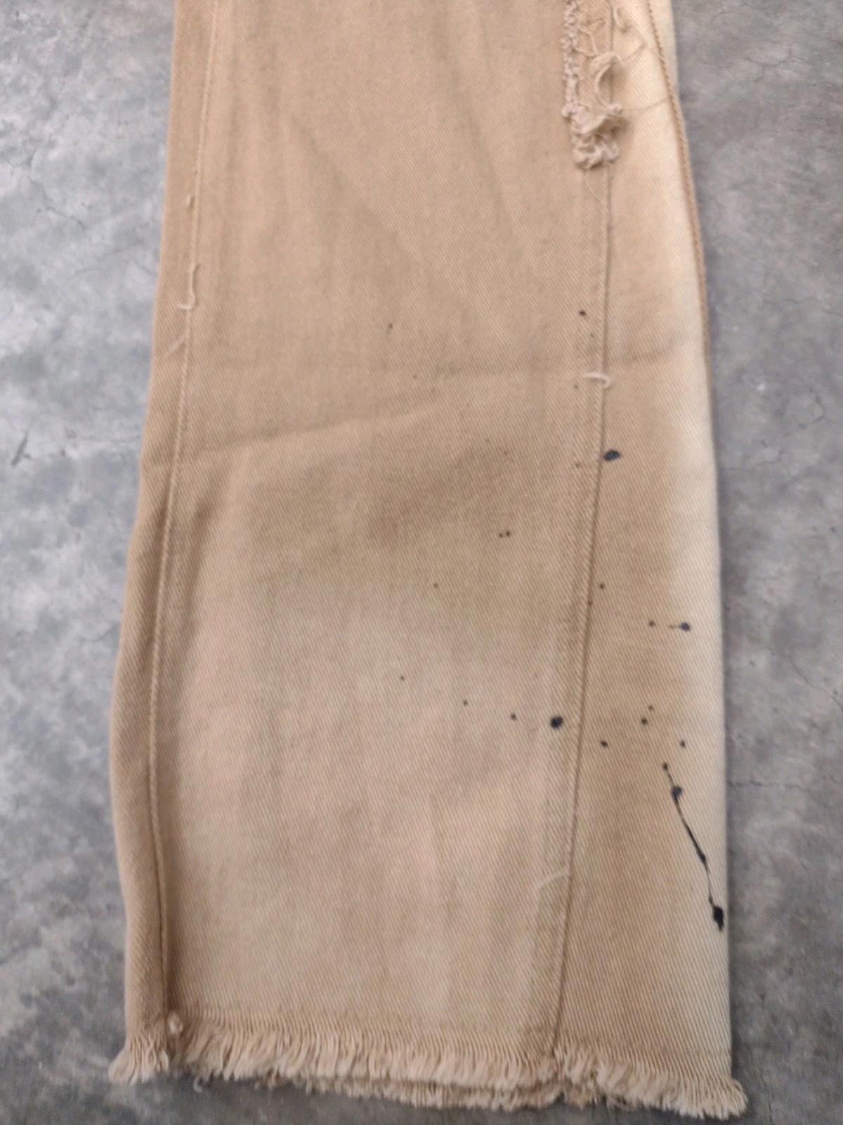 Gallery Dept. Pants Jeans Tan Size S Brown Painted La Flare Art Paint Spatters