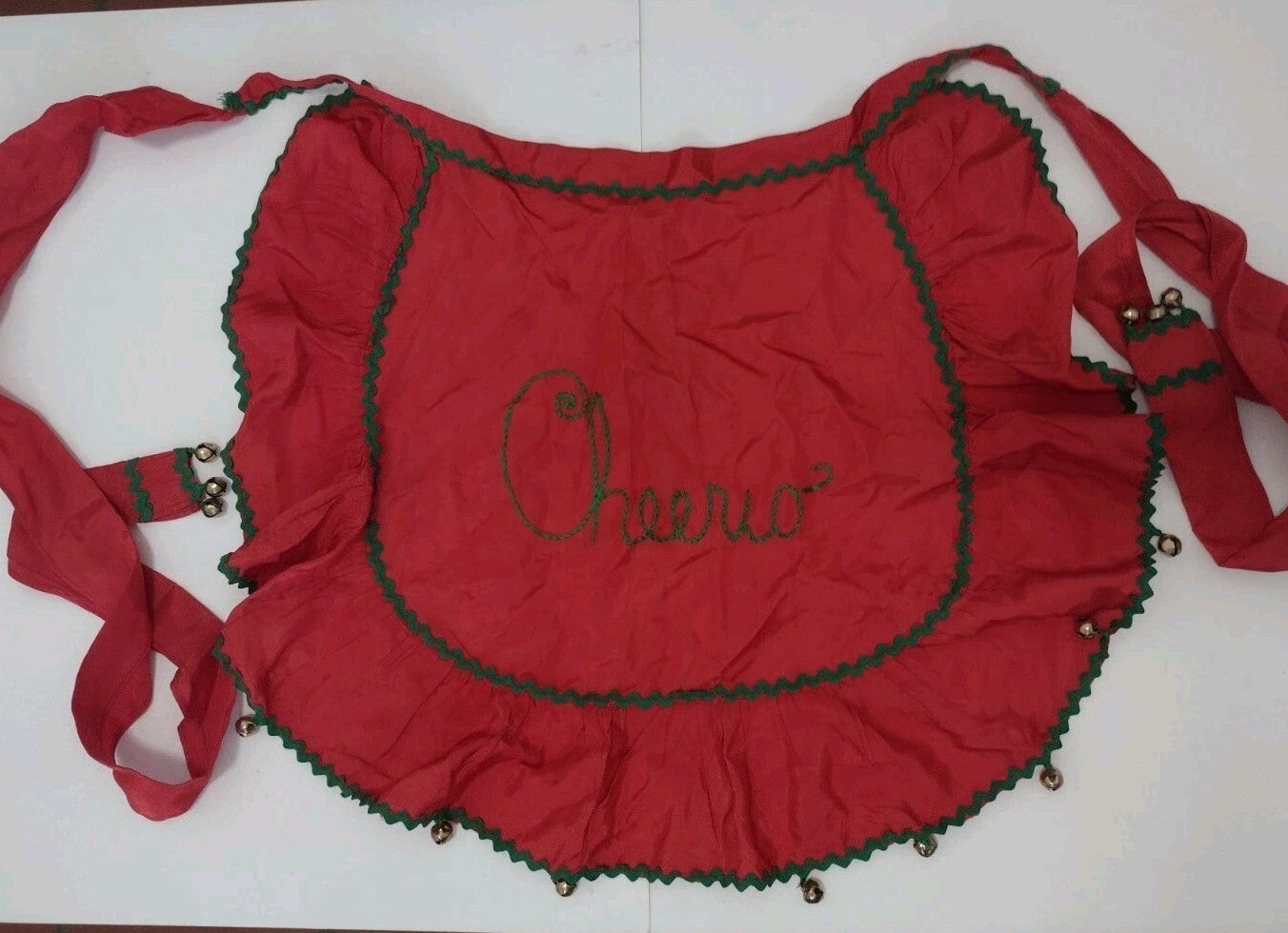 Vintage Handmade Seasonal Apron Lot Christmas Valentine Fall Burlap Hostess