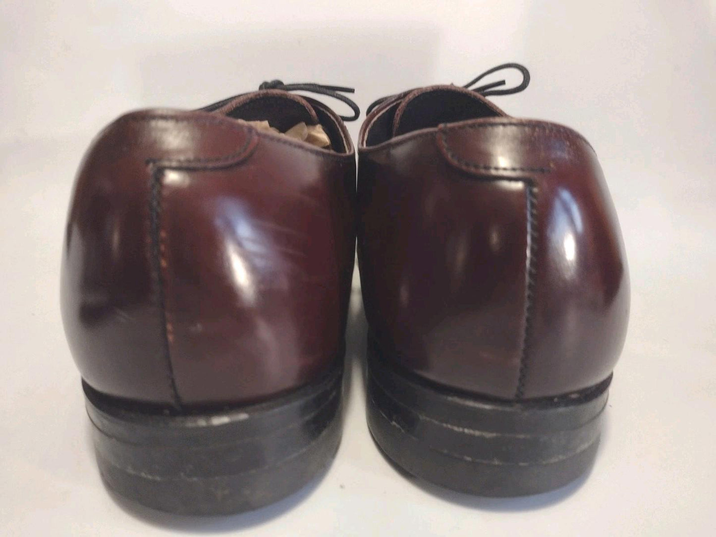 Vintage Hanover Masterflex Oxford 8.5 D/B All Leather USA Cap Toe DressBurgundy