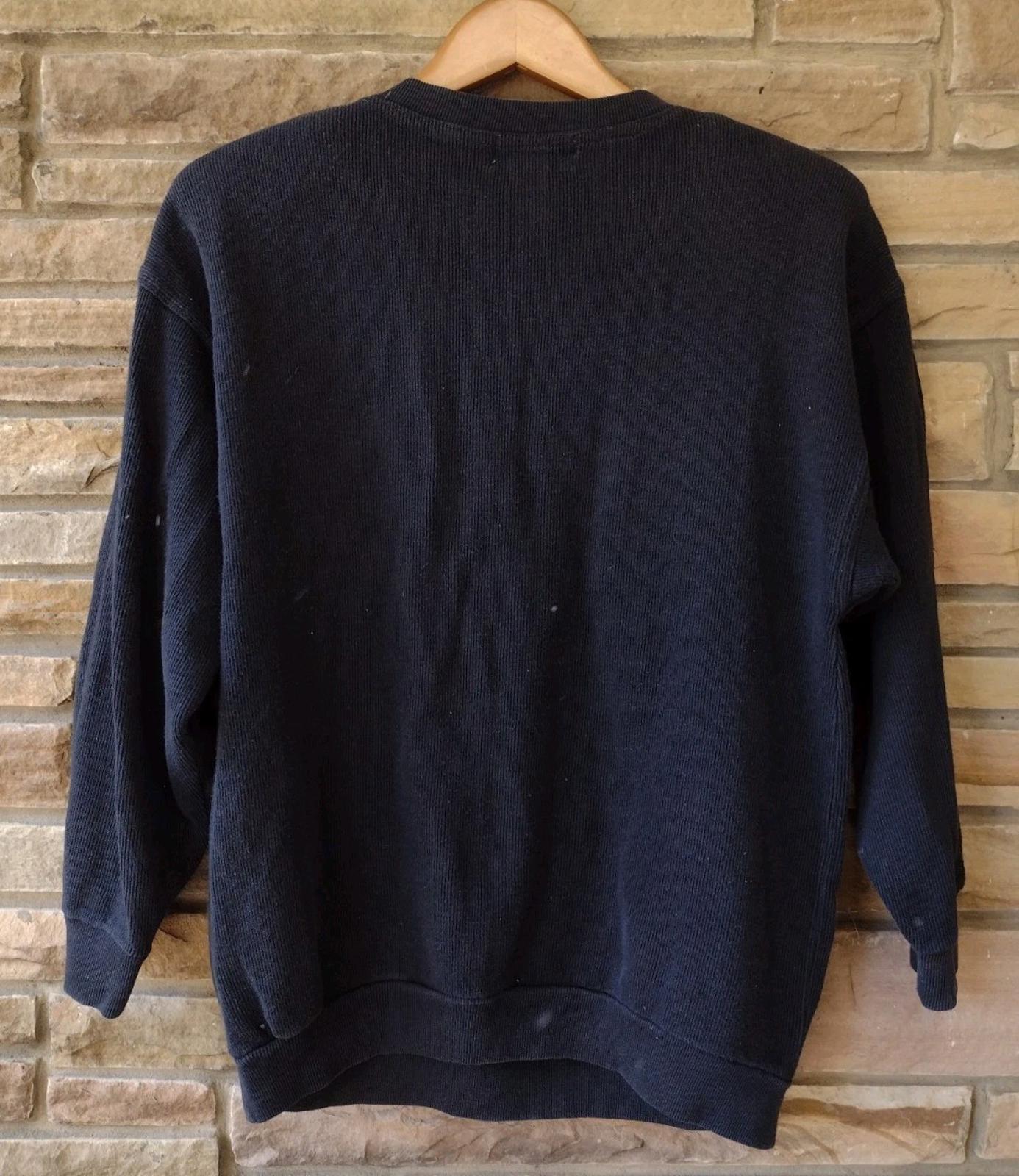 Rare 80s Fiorelle Paris 3D Artwear Sweatshirt Bicycle Cityscape M/L Handmade