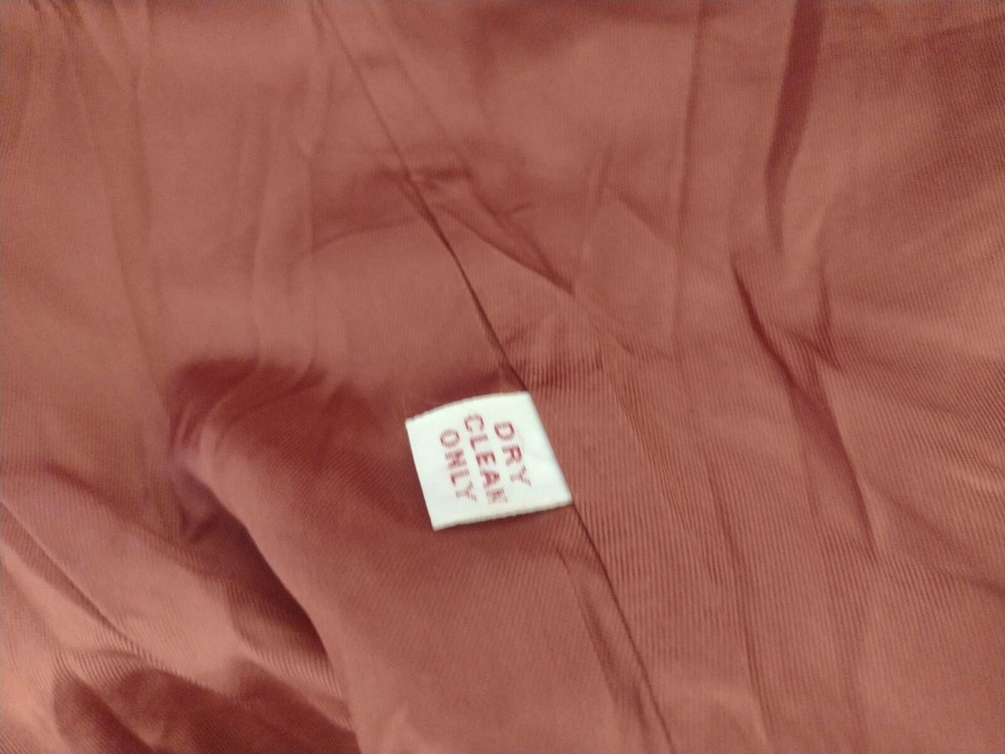 True Vintage McGregor Jacket 60s 70s Brick Red USA Made Button Up Sz 44 Lined