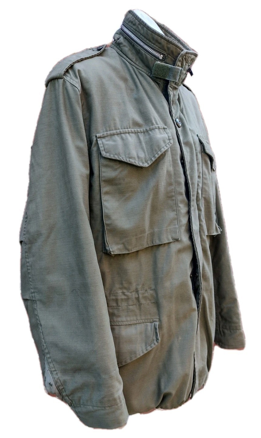1969 US Army M65 Field Jacket OG-107 Vietnam Era Hood Liner Small Regular