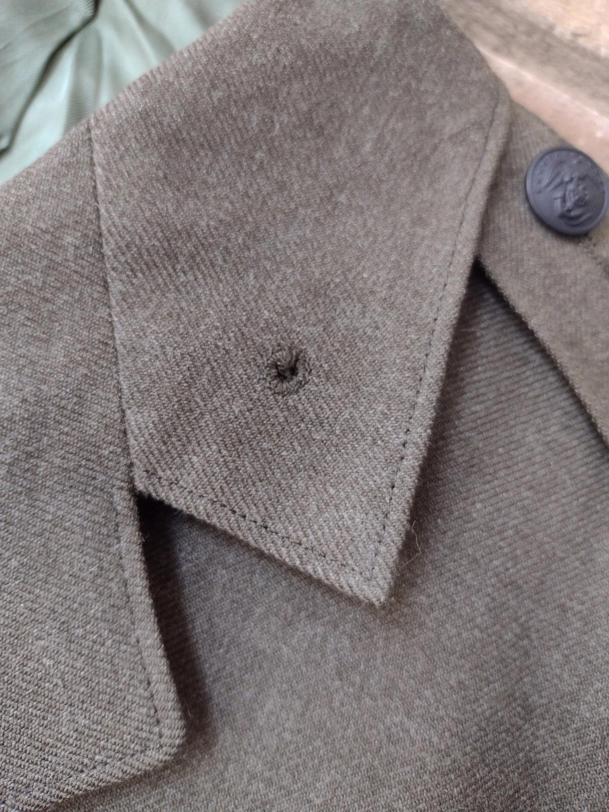 1967 USMC Pristine Wool Service Coat Sgt Rank Vietnam Era Named G.E. Moore Sz 36
