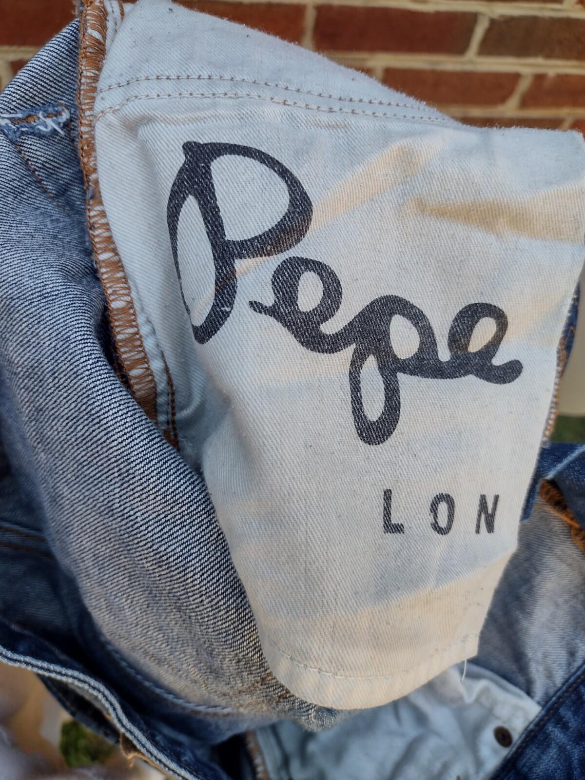 Pepe Jeans London 73 Straight Leg Denim Jeans W30 L34 Vintage Fade Y2K