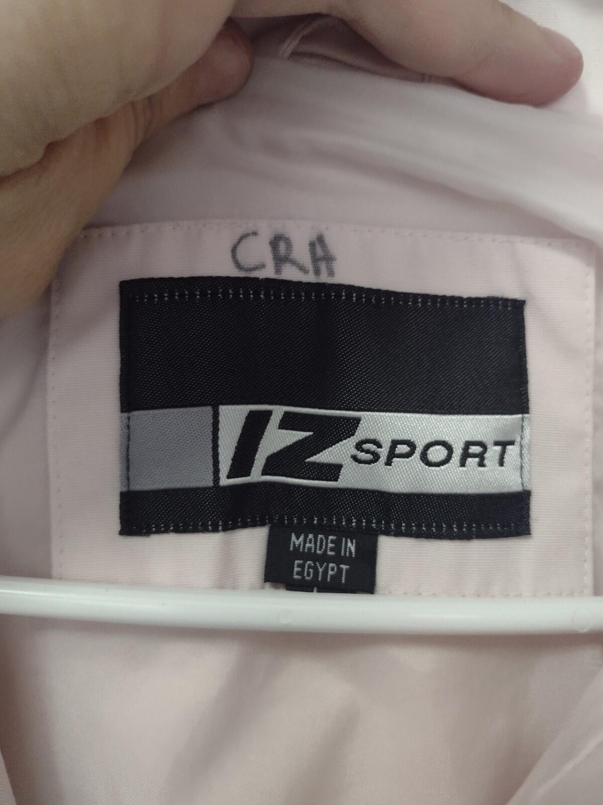 Vintage Pale Pink Distressed Track Jacket W White Stripes Paint Splatters Sz L