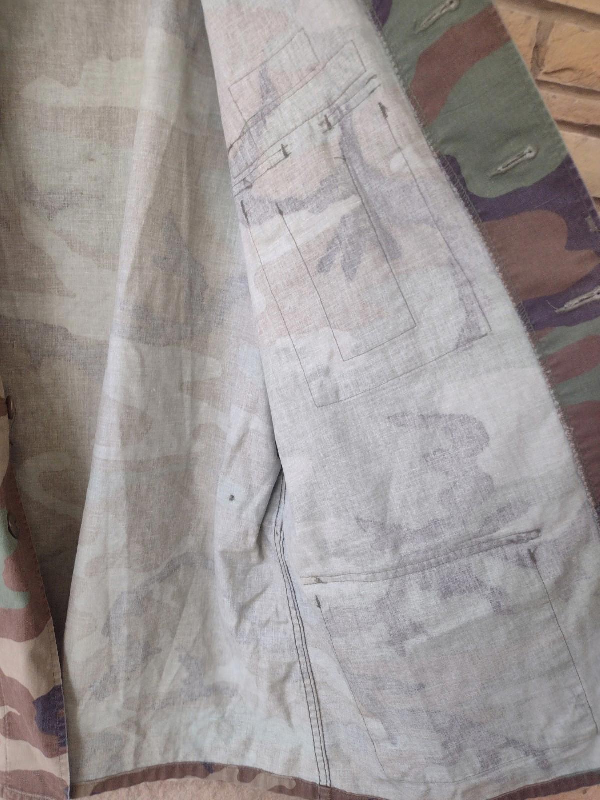 Vintage 80s U.S. Army Camo Jacket 1st Armored Division W ‘Old Ironsides’ Patches