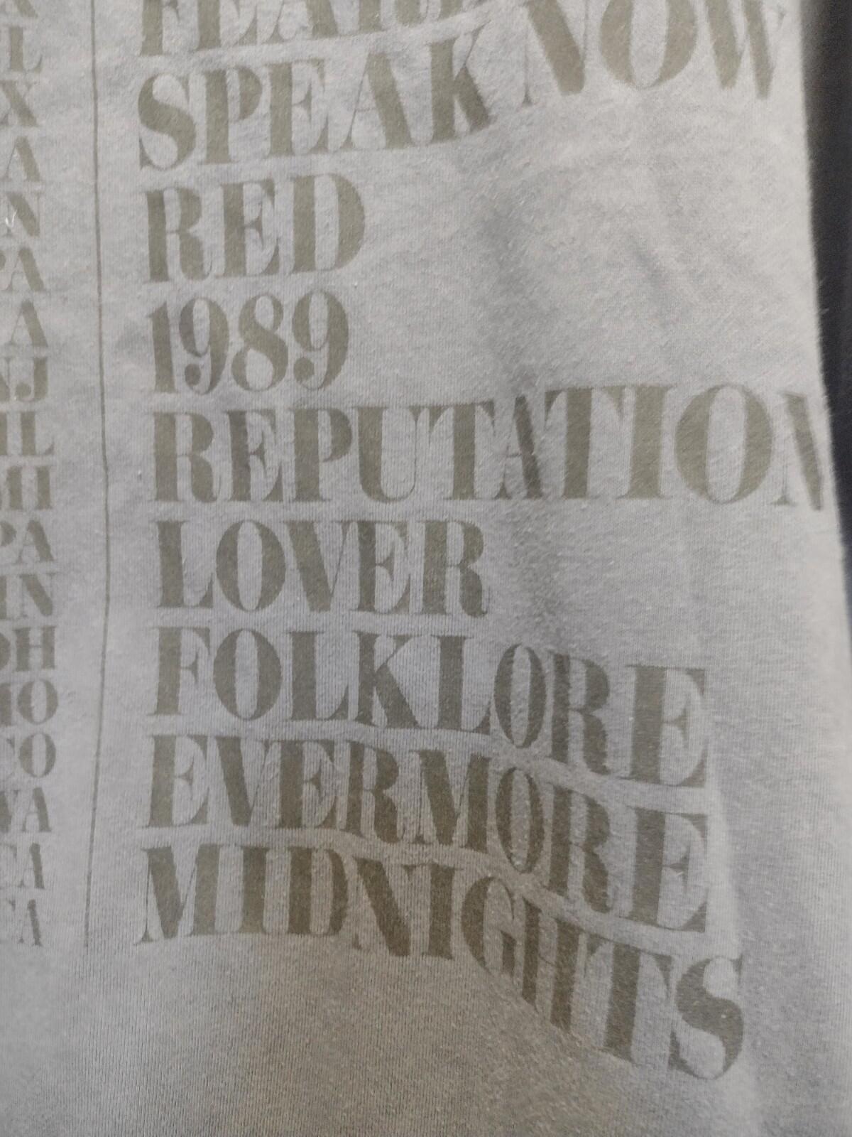 Taylor Swift Eras Tour Slate Sweatshirt L Official Merch