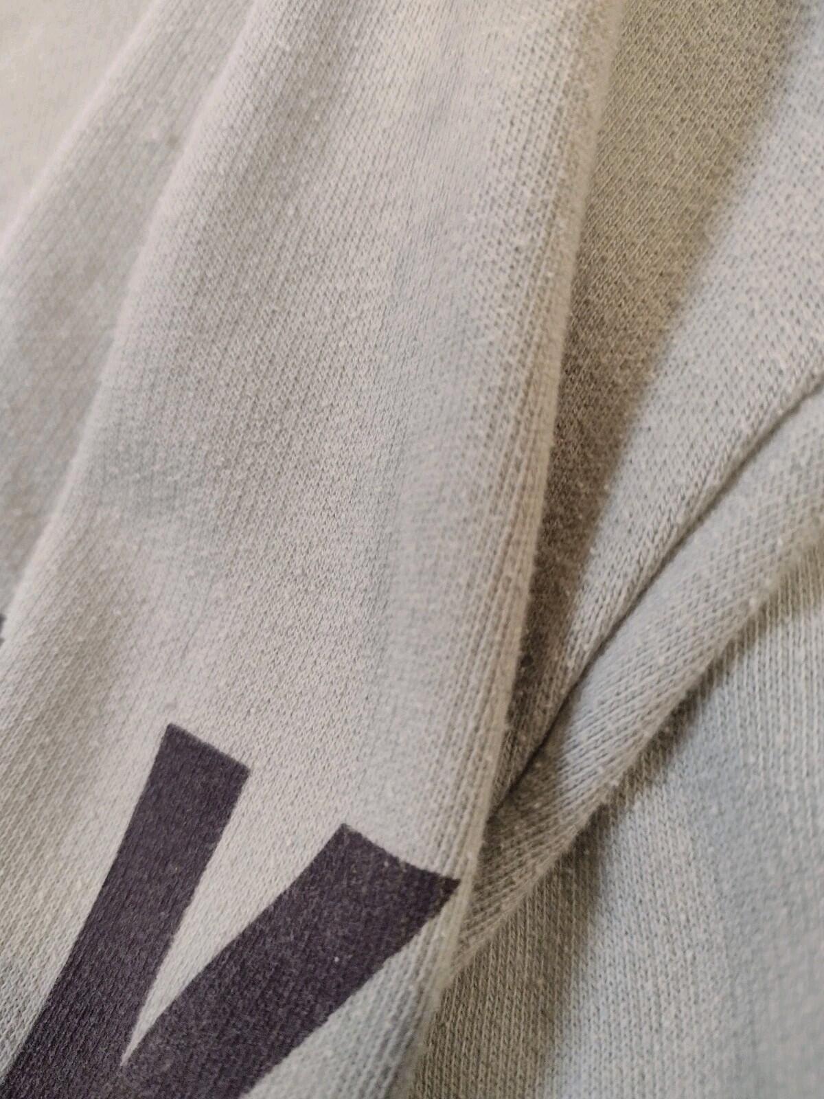 Y2K VS PINK Sweatshirt Sage Green Half Zip Cowl Neck Elastic Waist Dog Emblem M