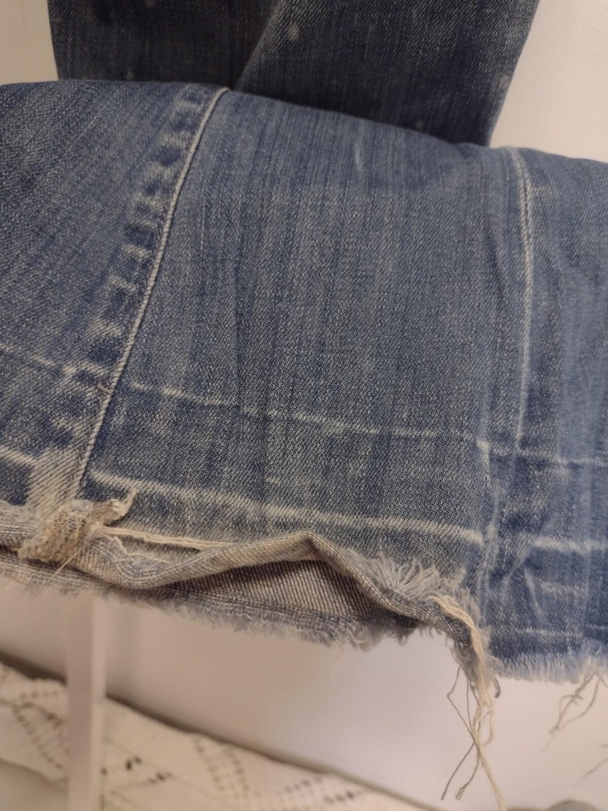 Citizens of Humanity Charlie Flair Custom Bleach 60s 70s Hippie Low  Jeans 27