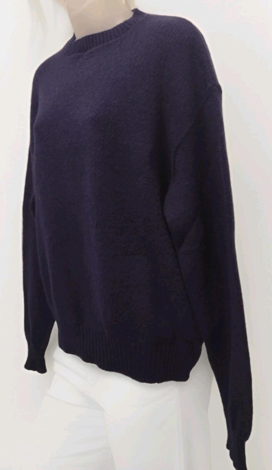 80s Jantzen Wool Sweater XL USA Navy Knit Scotch Tumbler