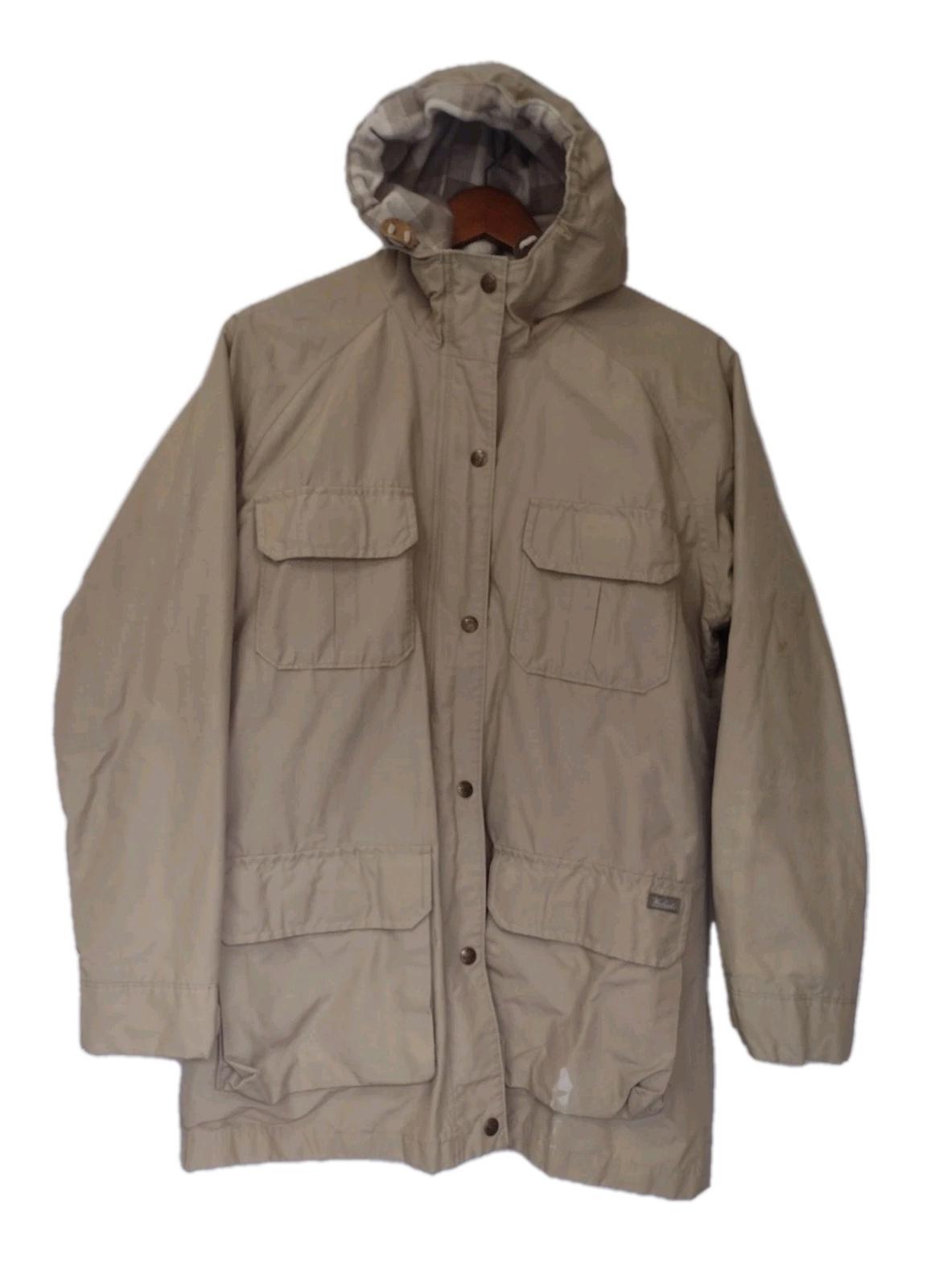 Woolrich Woolen Mills Daiki Suzuki Women's Khaki Parka L Fixed Hood Wool Lining