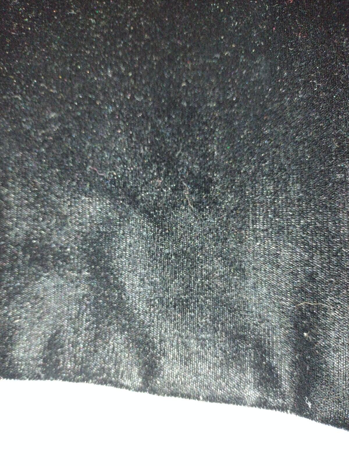VTG 40s Black Velvet Opera Capelet Satin Lined Evening Wrap